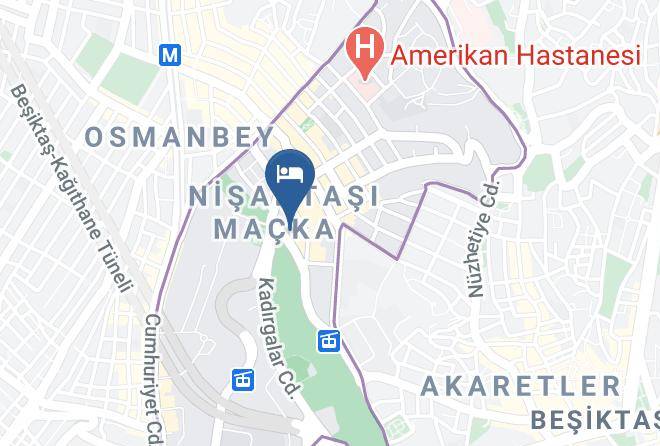 Sisli - Mega Residence Hotel Maps