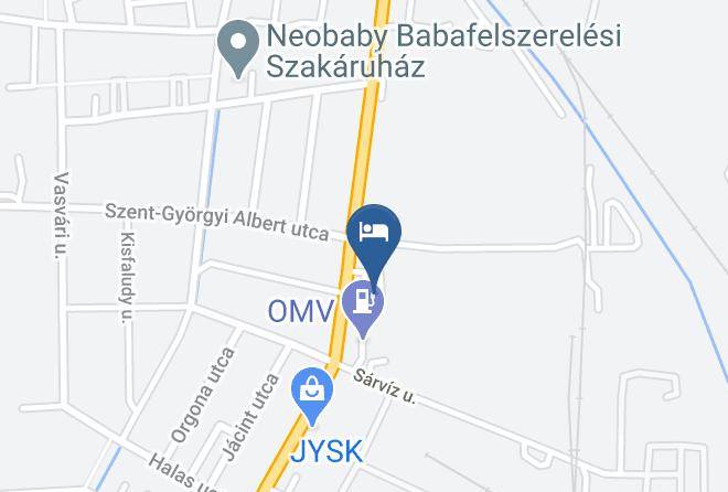 Szekszard - Megacentrum Panzio Szallas Maps