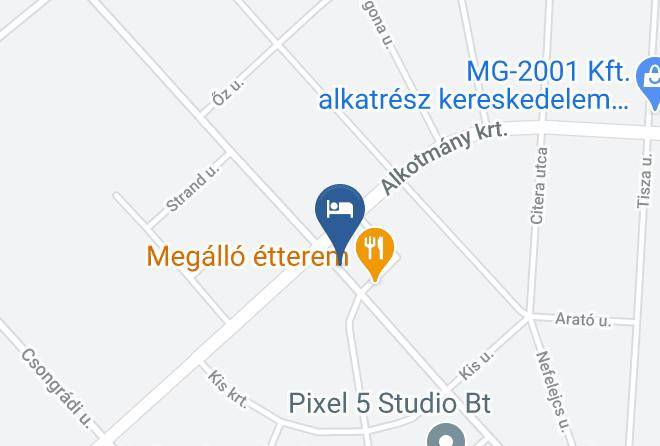 Sandorfalva - Megallo Szallas Maps