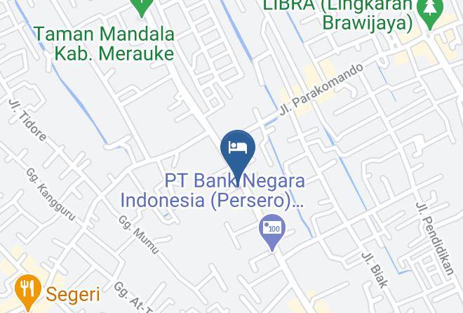 Merauke Regency - Megaria Hotel Maps