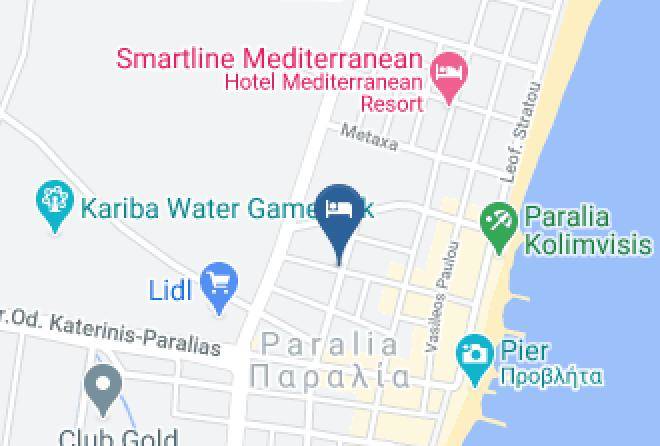Megas Alexandros Hotel Map