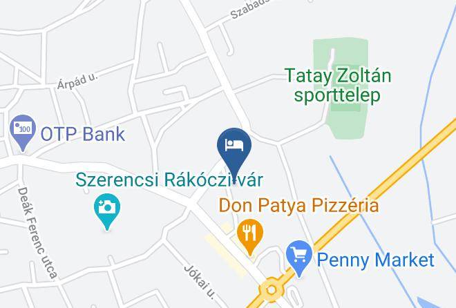 Szerencs - Meggyes Hotel Maps