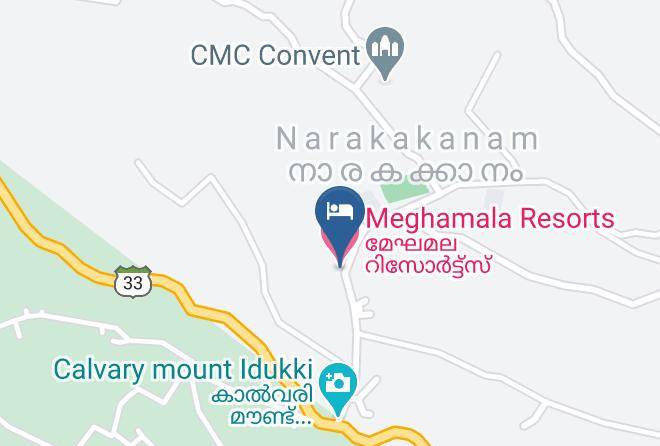 Udumbanchola - Meghamala Resorts Maps