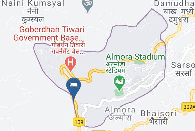 Almora - Meghdoot Hotel Maps