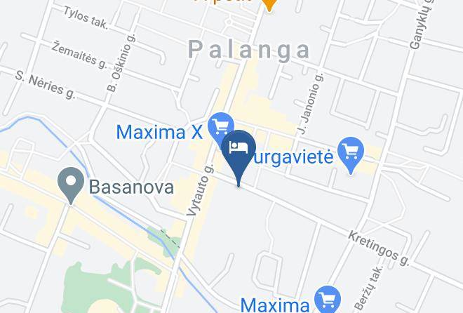 Palanga - Meguva Resort Hotel Maps