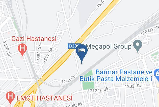 Konak - Megza Bungalov Ayder Otel Maps