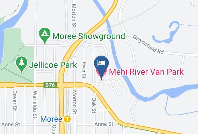 Moree Plains - Mehi River Van Park Maps