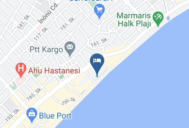 Marmaris - Mehtap Otel Maps