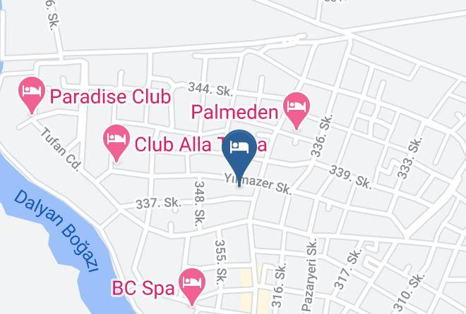 Ortaca - Mehtap Hotel Maps