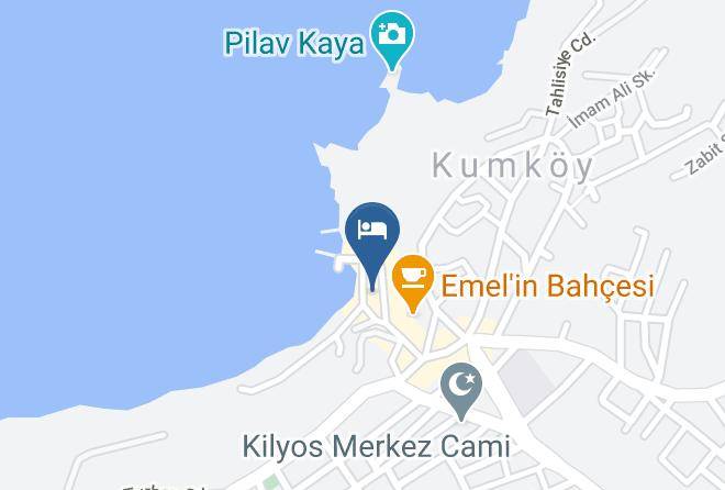 Sariyer - Mehtap Restaurant Pansiyon Cafe & Bar Maps