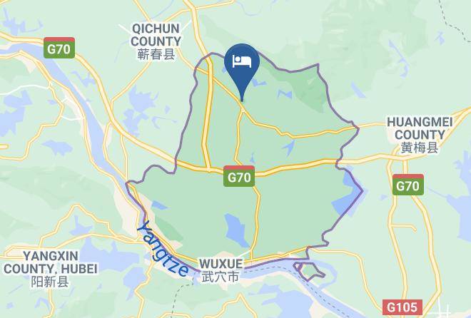 Huanggang - Meichuan Hotel Maps