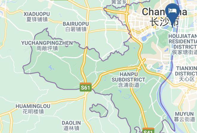 Changsha - Meigaomei Fashion Hotel Changsha Yuelushan Maps