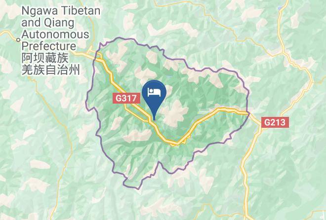 Aba Zangzu Qiangzu Aut Prefecture - Meigu Hot Spring Hotel Maps