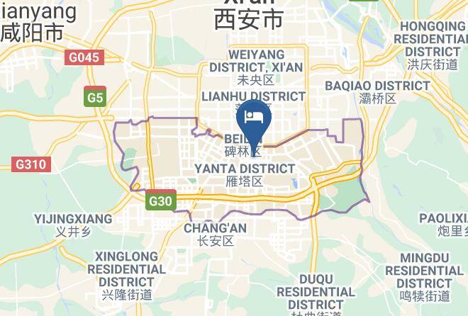 Xi An - Meihao Shiguang Hotel Xi'an Maps