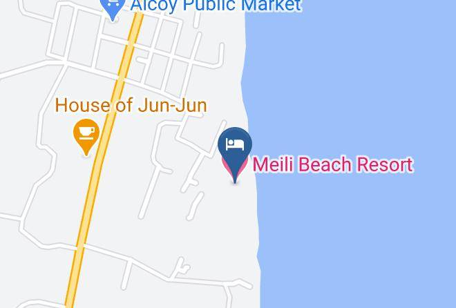 Cebu - Meili Beach Resort Maps