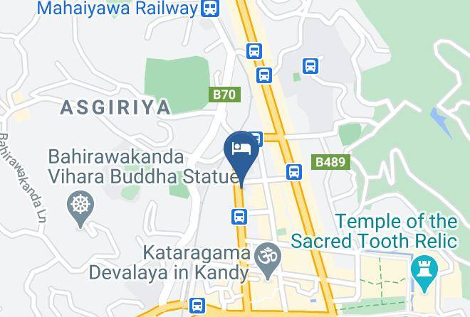 Kandy - Meili Lanka City Hotel Maps