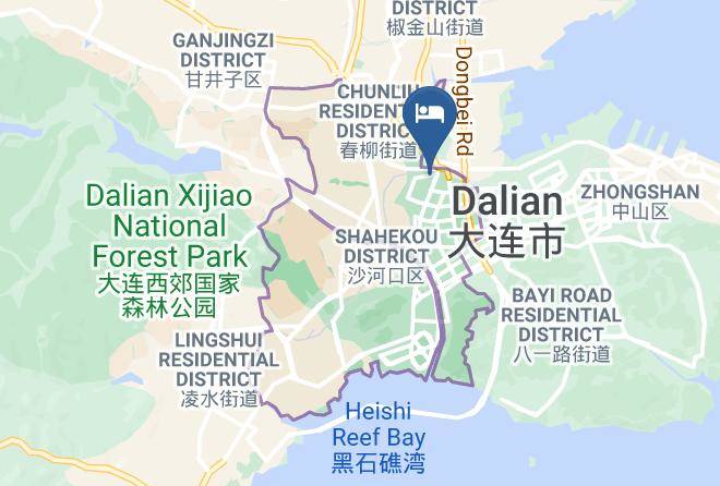 Dalian - Meilin Hotel Maps