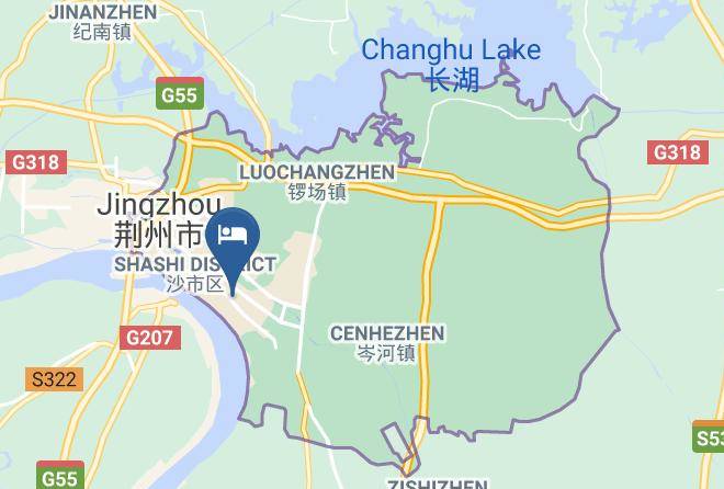 Jingzhou - Meiling Hotel Maps