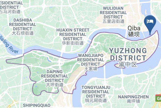 Yuzhong District - Meimei Shidai River View Hotel Maps