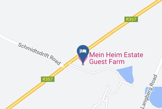 Frances Baard - Mein Heim Estate Guest Farm Maps