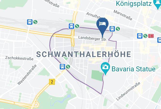 Munich District - Meininger Hotel Munchen City Center Maps