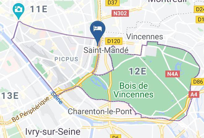 Paris - Meininger Hotel Paris Porte De Vincennes Maps