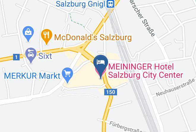 Salzburg - Meininger Hotel Salzburg City Center Maps