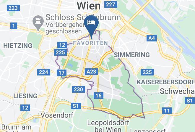 Vienna Favoriten - Meininger Hotel Vienna Central Station Maps