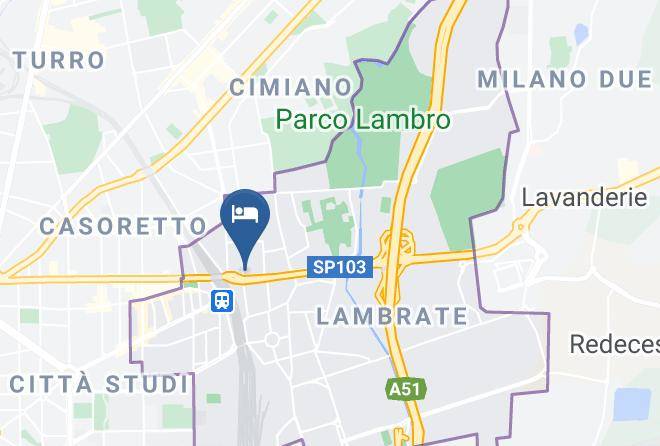 Milan - Meininger Milano Lambrate Maps