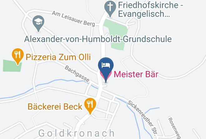 Bayreuth - Meister Bar Hotel Maps
