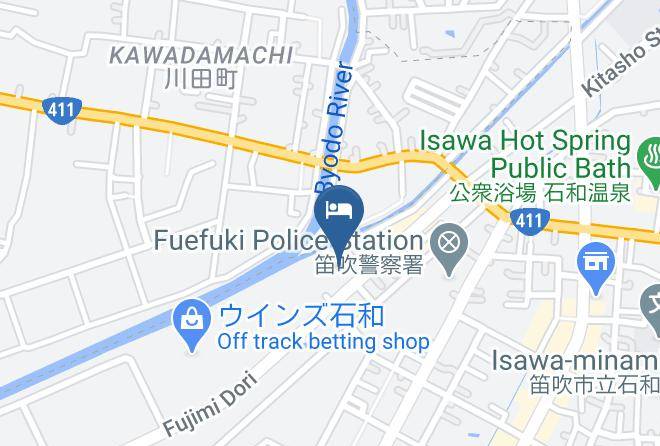 Fuefuki City - Meitei No Yado Hotel Koshien Maps