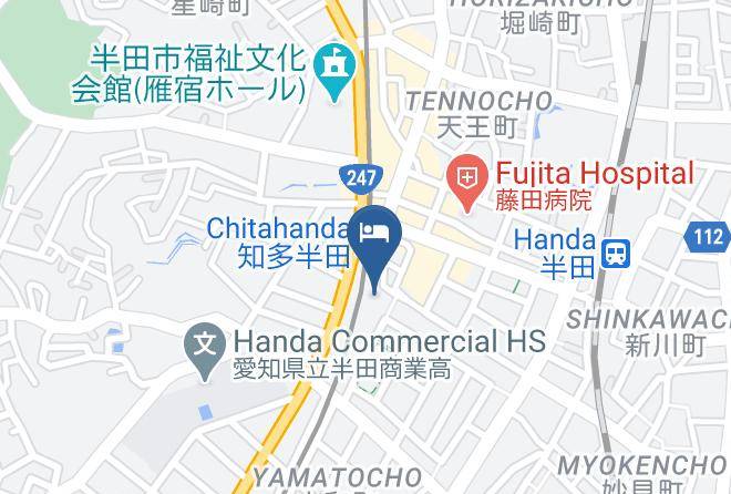 Handa City - Meitetsu Inn Chitahanda Ekimae Maps
