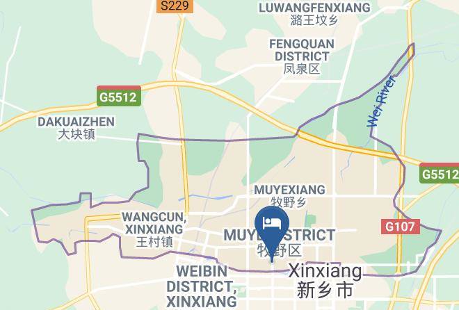 Xinxiang - Meiyijia Business Hotel Maps