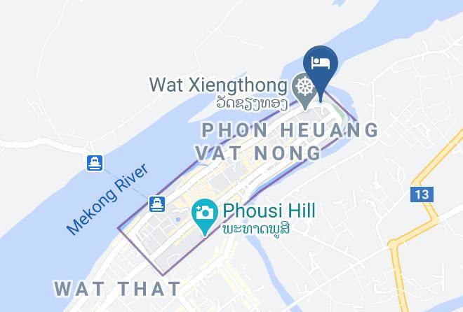 Louangphrabang - Mekong Riverview Hotel Maps