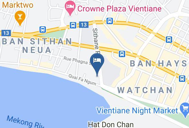 Vientiane - Mekong Sunshine Hotel Maps