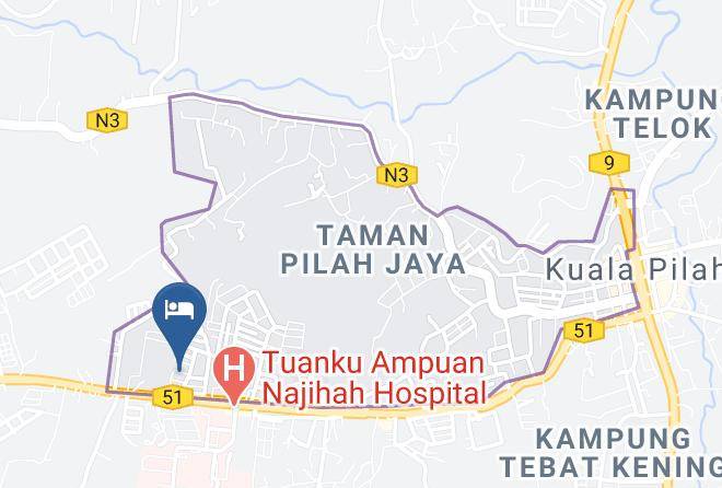 Kuala Pilah - Melang Inn Maps