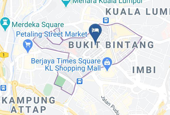 Melange Hotel Bukit Bintang Map