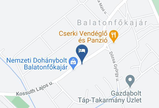 Balatonfrkajar - Melania Vendeghaz Maps