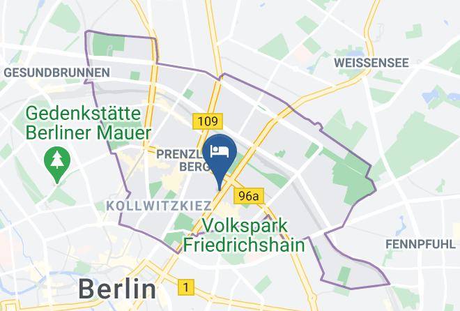 Stadt Berlin - Melarose Feng Shui Hotel Berlin Maps