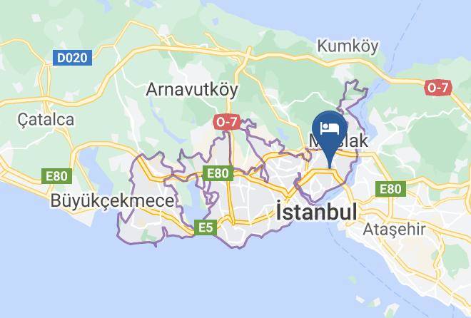 Melas Istanbul Hotel Map