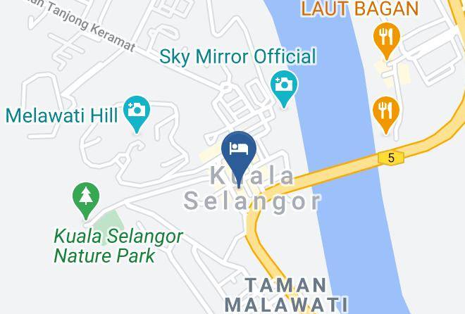 Kuala Selangor - Hotel Melawati Ria Maps