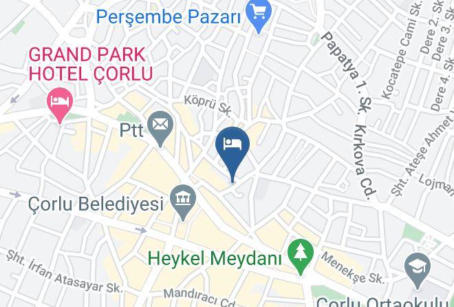 Corlu - Melba Otel Maps