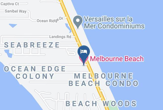 Brevard - Melbourne Beach Motel Maps