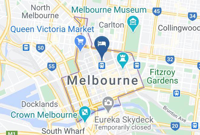 Melbourne - Melbourne Central Executive Suites Maps