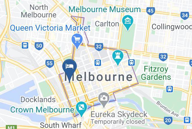 Melbourne - Melbourne Hotel Cbd Maps