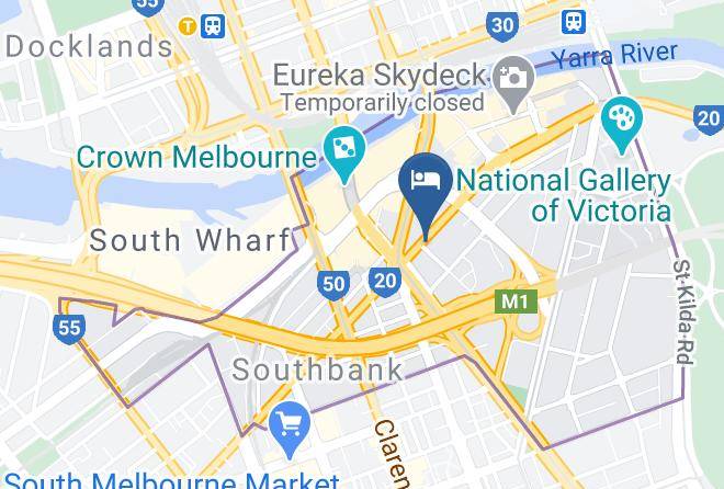 Melbourne - City Tempo Southbank Collection Maps