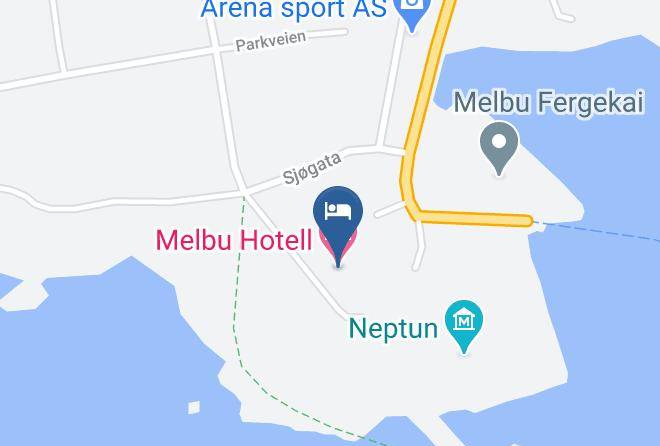 Melbu Hotel Map