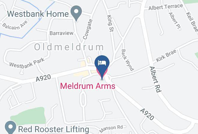 Aberdeenshire - Meldrum Arms Hotel Maps