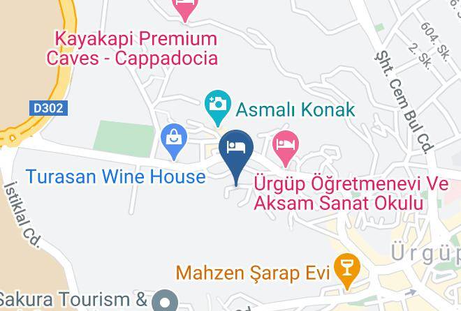 Urgup - Melekler Evi Cave Hotel Maps