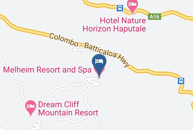 Badulla - Melheim Resort And Spa Maps